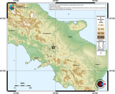Mappa comuni con almeno 3 questionari
