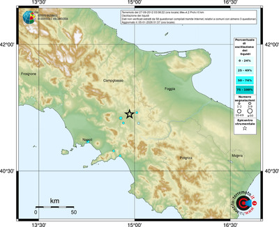 Mappa comuni con almeno 3 questionari