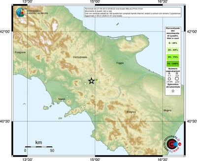 Mappa comuni con almeno 3 questionari