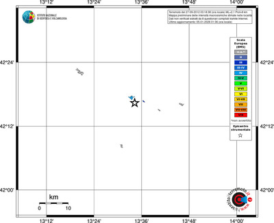 Mappa EMS - territori località