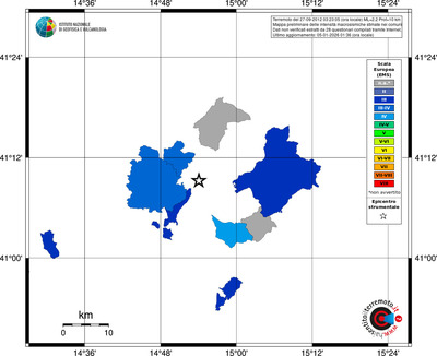 Mappa EMS - territori comuni