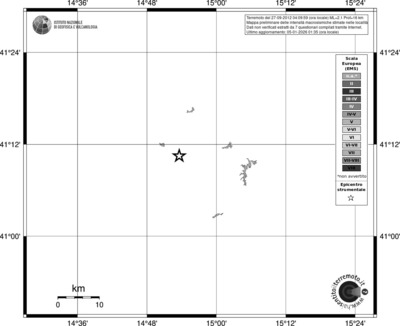 Mappa EMS - territori località