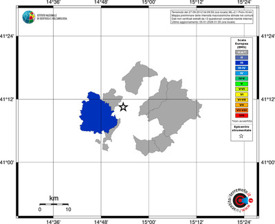 Mappa EMS - territori comuni