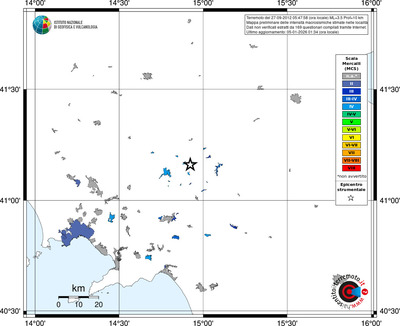Mappa MCS - territori località