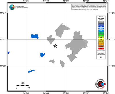 Mappa EMS - territori comuni