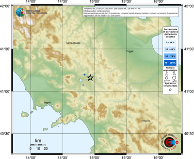 Mappa comuni con almeno 3 questionari