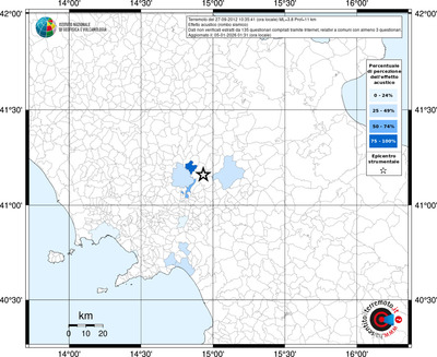 Mappa territorio comunale con almeno 3 questionari
