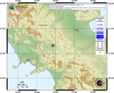 Mappa comuni con almeno 3 questionari