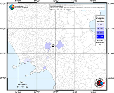 Mappa territorio comunale con almeno 3 questionari