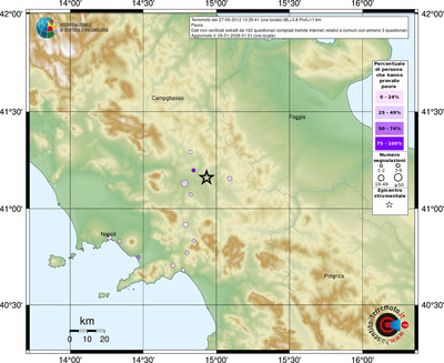 Mappa comuni con almeno 3 questionari