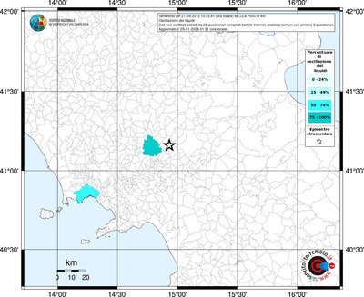 Mappa territorio comunale con almeno 3 questionari