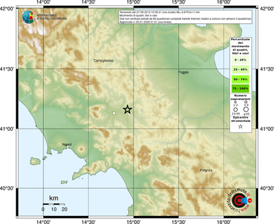 Mappa comuni con almeno 3 questionari
