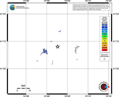 Mappa MCS - territori località