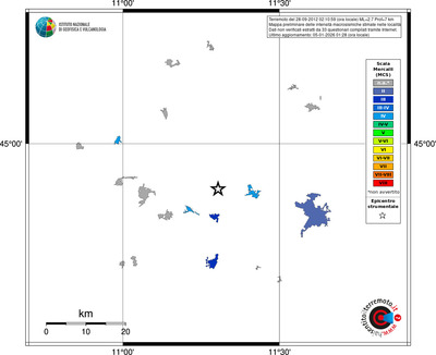 Mappa MCS - territori località