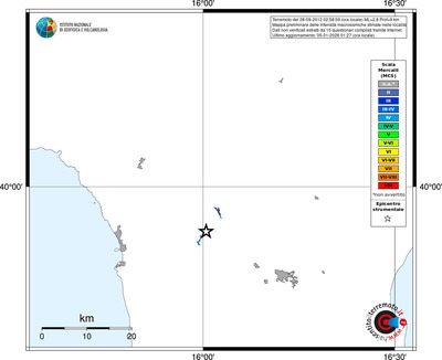 Mappa MCS - territori località