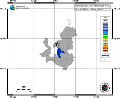 Mappa EMS - territori comuni