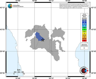Mappa MCS - territori comuni