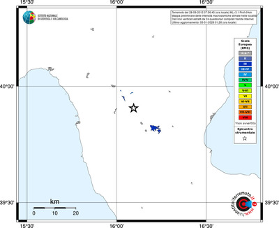 Mappa EMS - territori località