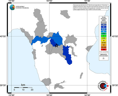 Mappa EMS - territori comuni