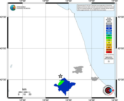 Mappa EMS - territori comuni