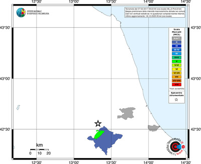 Mappa MCS - territori comuni