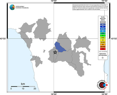 Mappa MCS - territori comuni