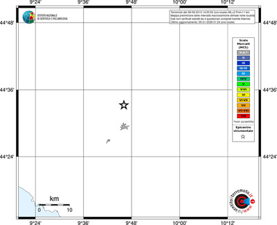 Mappa MCS - territori località