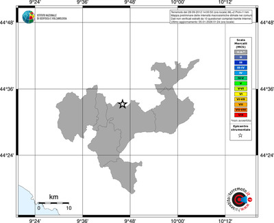 Mappa MCS - territori comuni