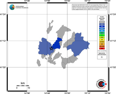 Mappa MCS - territori comuni