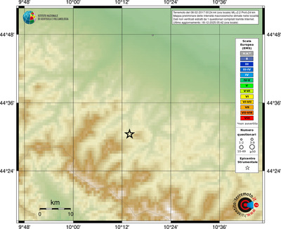 Mappa EMS - località