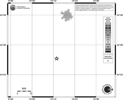 Mappa MCS - territori località