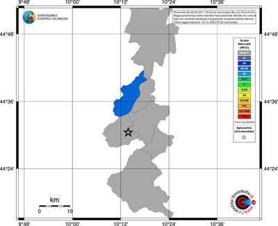Mappa MCS - territori comuni