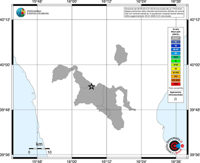 Mappa MCS - territori comuni