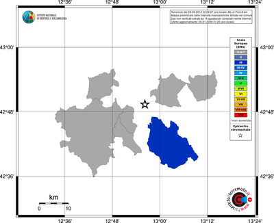 Mappa EMS - territori comuni