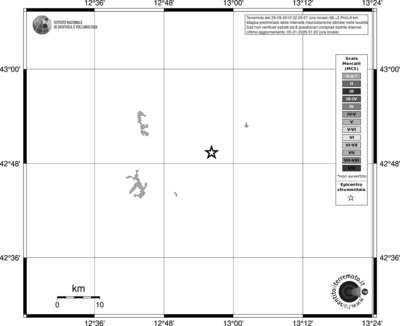 Mappa MCS - territori località