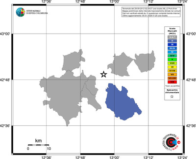 Mappa MCS - territori comuni