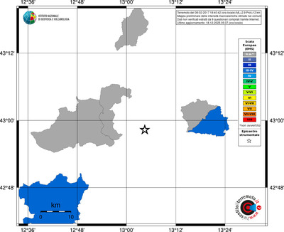 Mappa EMS - territori comuni