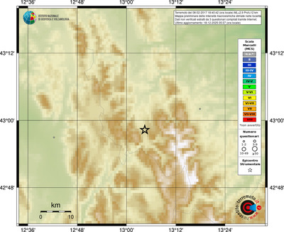 Mappa MCS - località