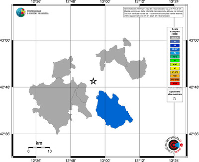 Mappa EMS - territori comuni