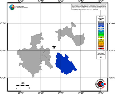 Mappa MCS - territori comuni