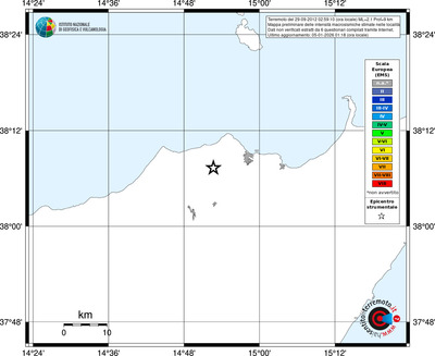 Mappa EMS - territori località