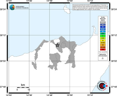 Mappa MCS - territori comuni