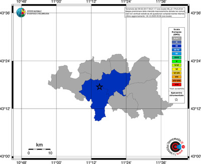 Mappa EMS - territori comuni