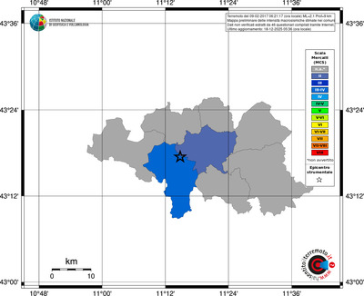 Mappa MCS - territori comuni