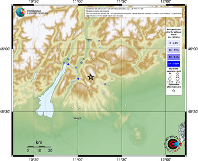 Mappa comuni con almeno 3 questionari