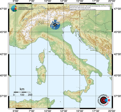 Area di invio delle email agli iscritti