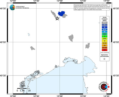 Mappa EMS - territori comuni