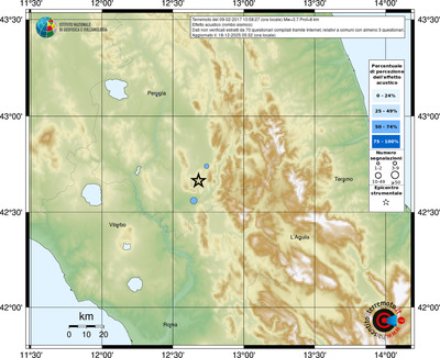 Mappa comuni con almeno 3 questionari