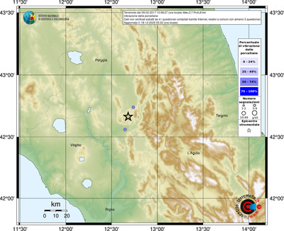 Mappa comuni con almeno 3 questionari