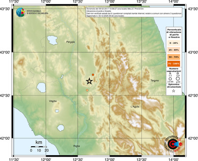 Mappa comuni con almeno 3 questionari